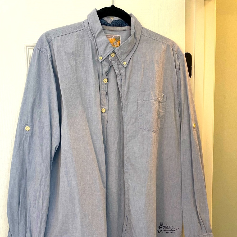 Casual cotton denim shirt. Barely worn